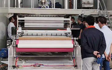 安徽蕪湖1600熔噴線順利投產